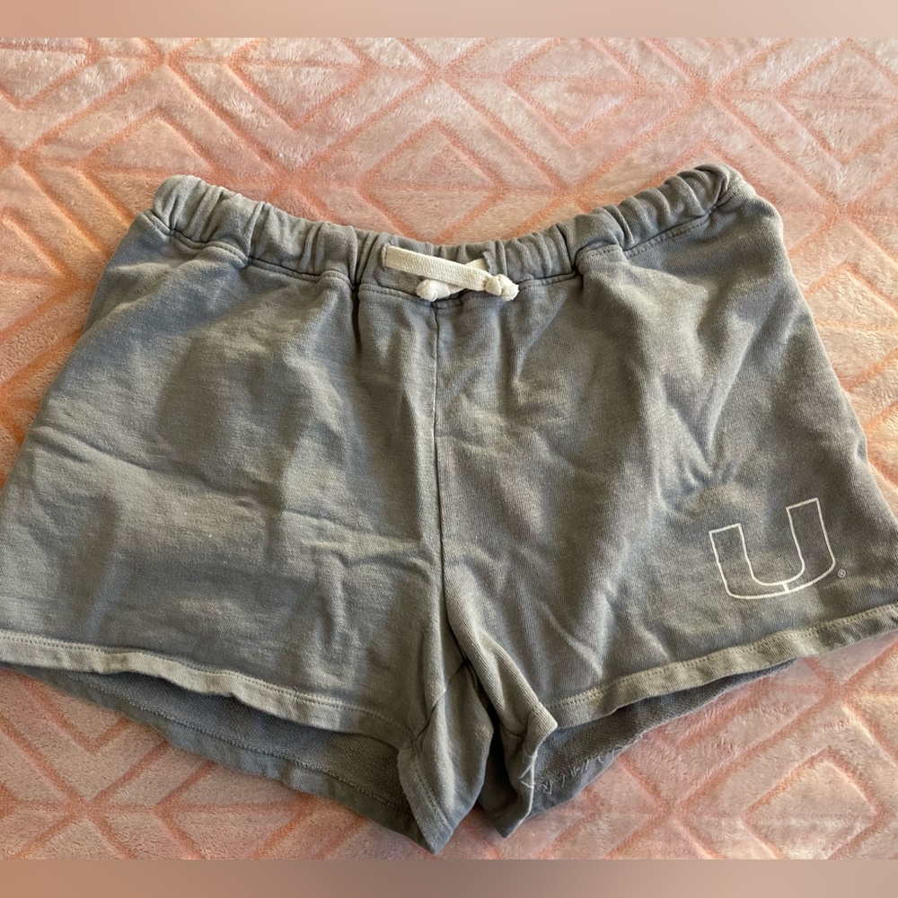 University of Miami sweat shorts